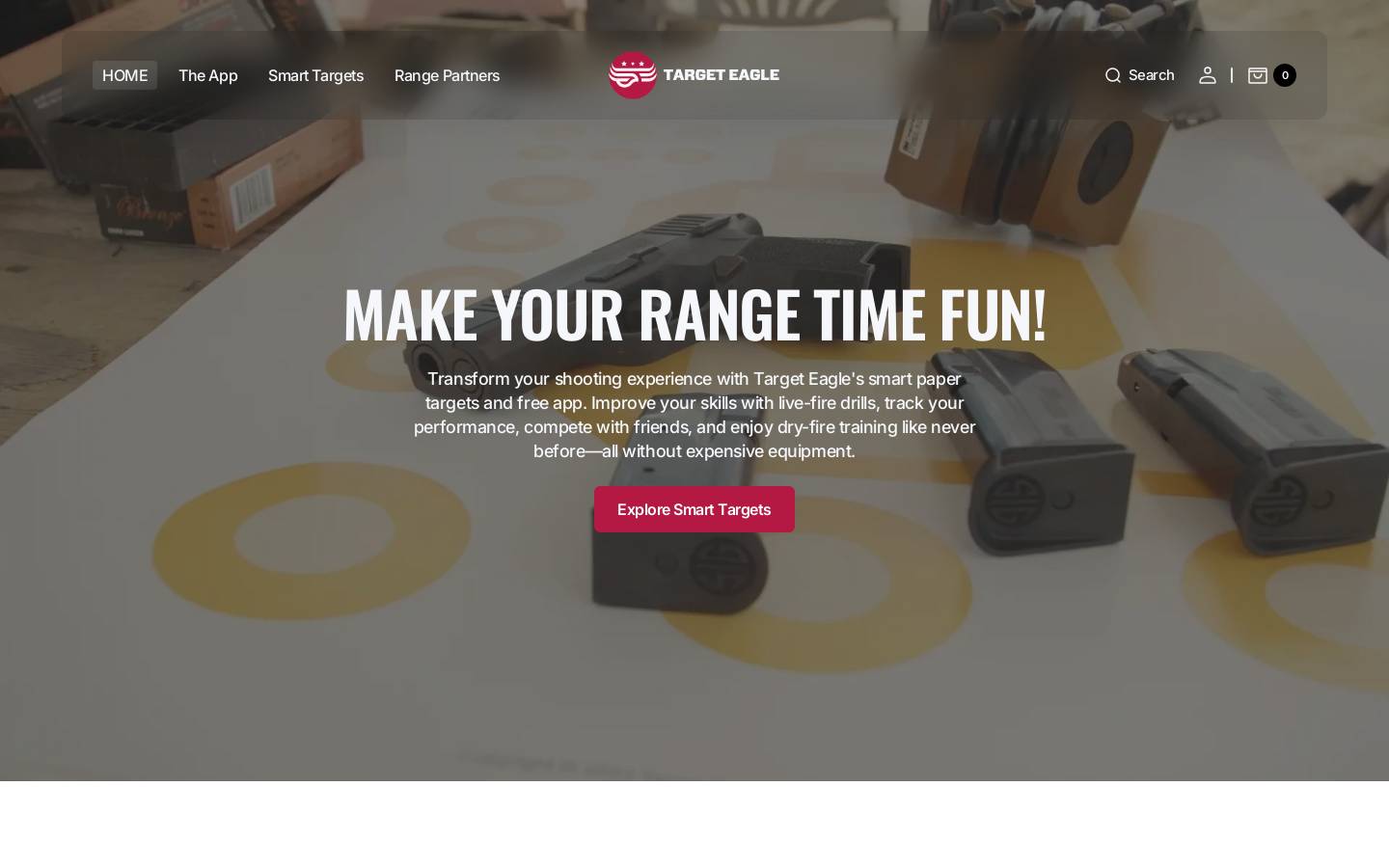 Targeteagle homepage screenshot