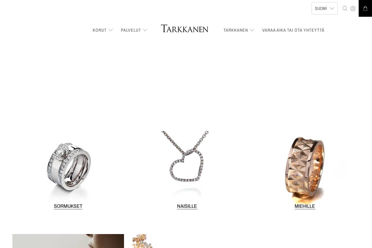 tarkkanen.fi homepage screenshot