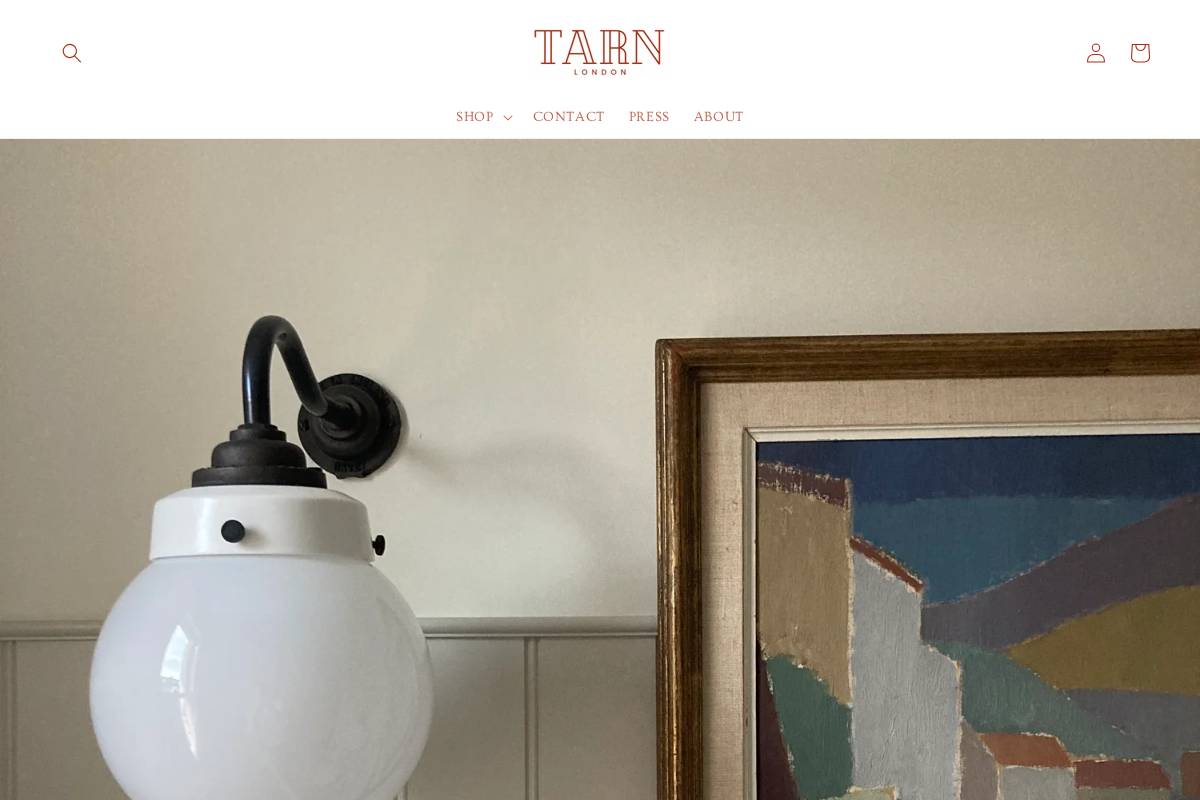tarnlondon.com homepage screenshot