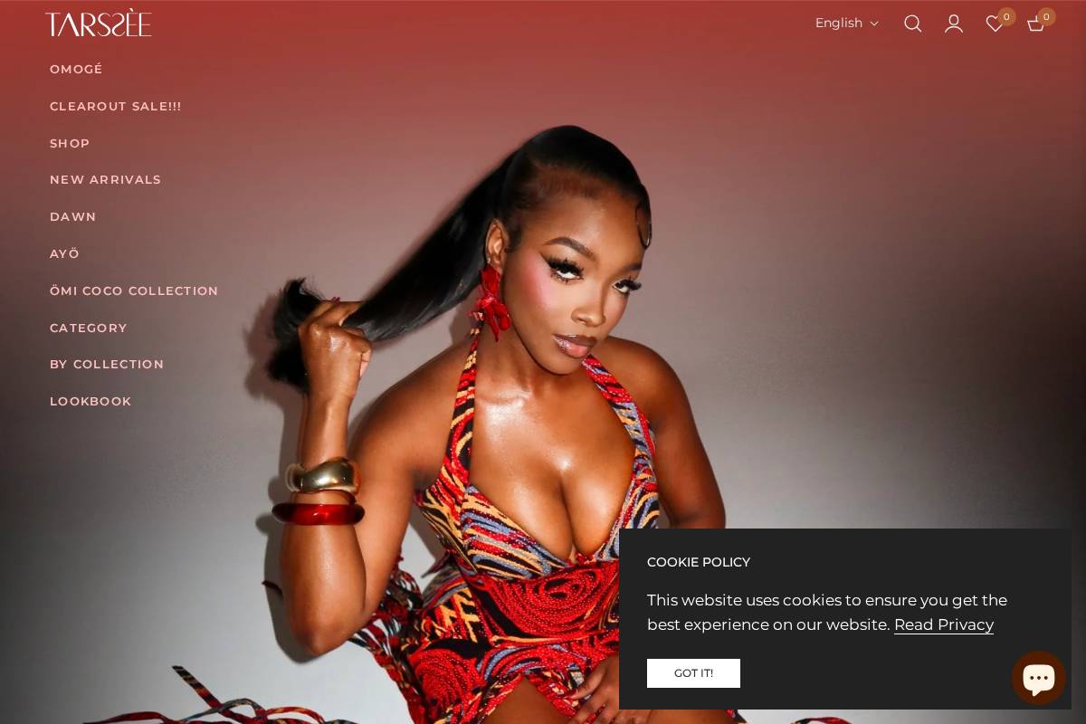 tarssee.com homepage screenshot