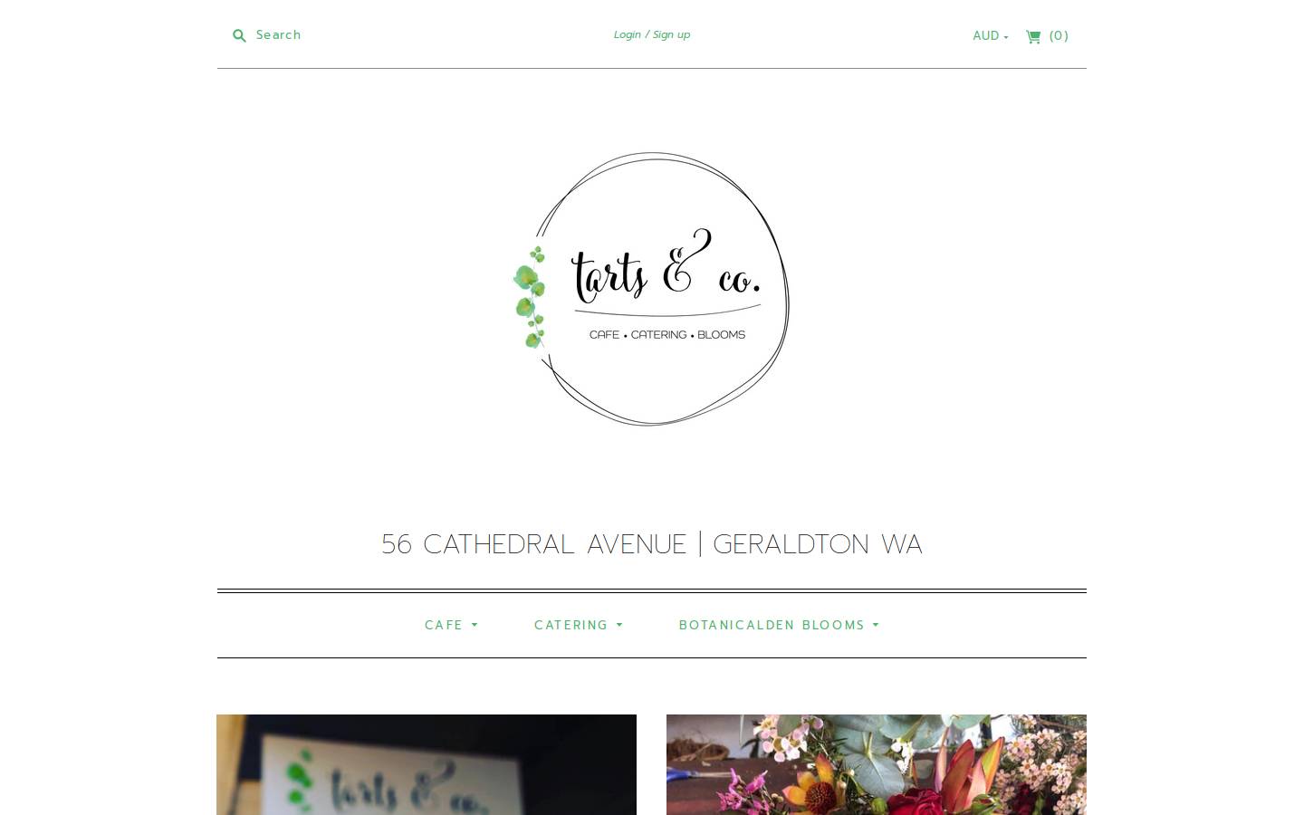 tartsandco.com.au homepage screenshot