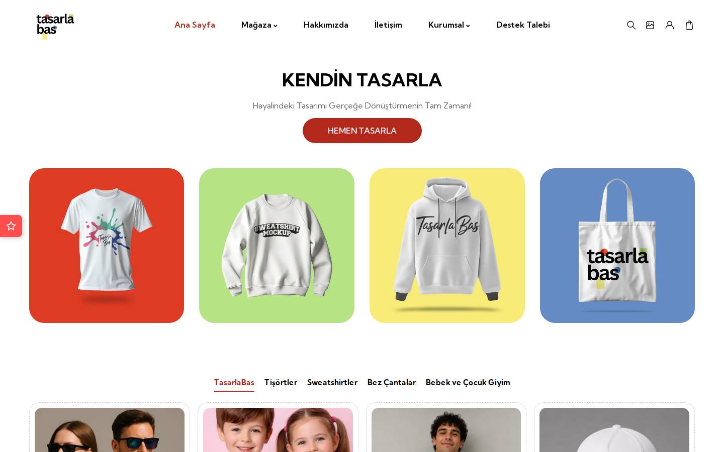 tasarlabas.com homepage screenshot