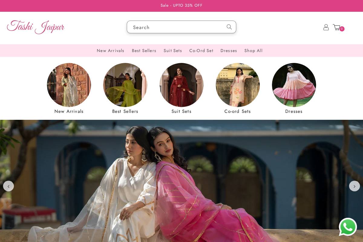 tashijaipur.com homepage screenshot