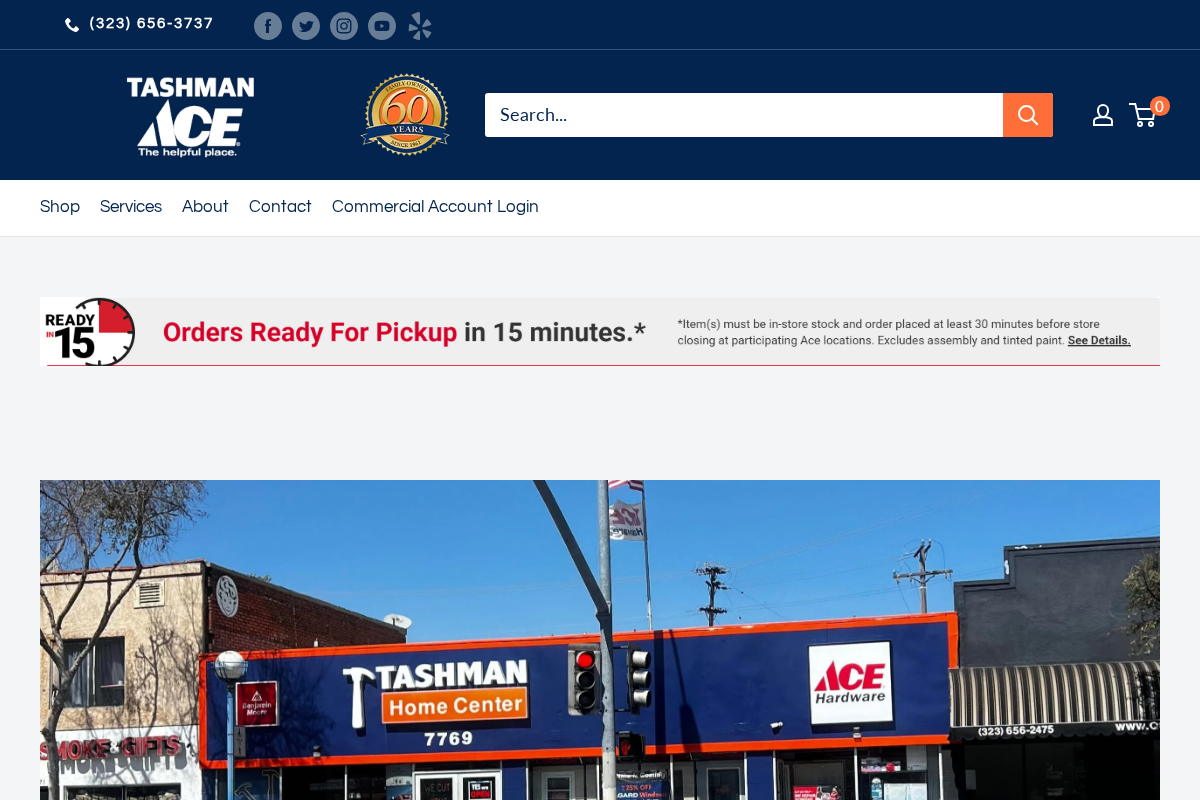 tashmanace.com homepage screenshot