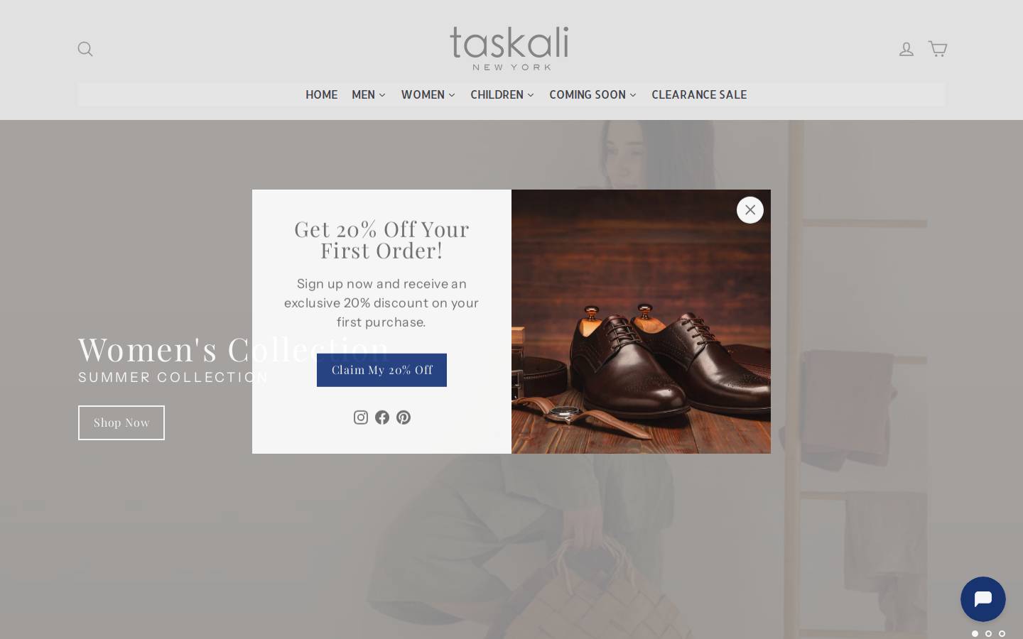 taskali.com homepage screenshot