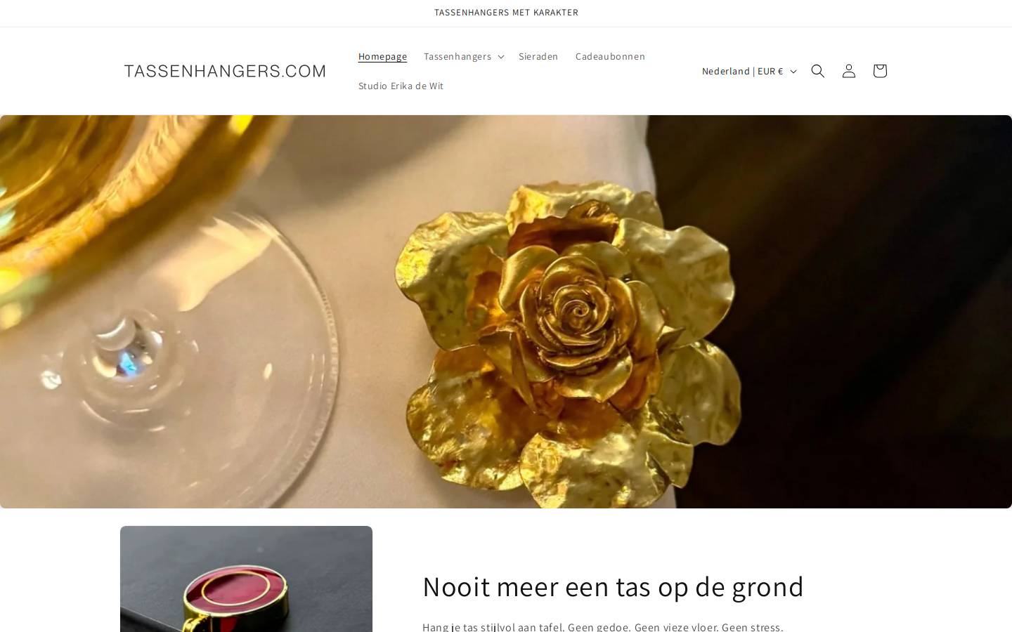 tassenhaak.com homepage screenshot