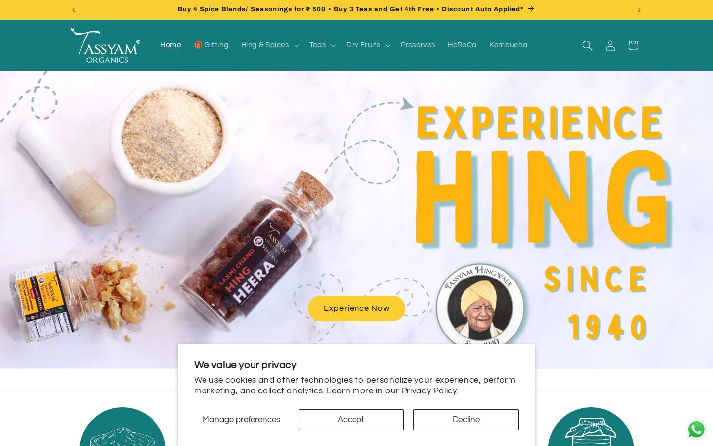 tassyam.com homepage screenshot