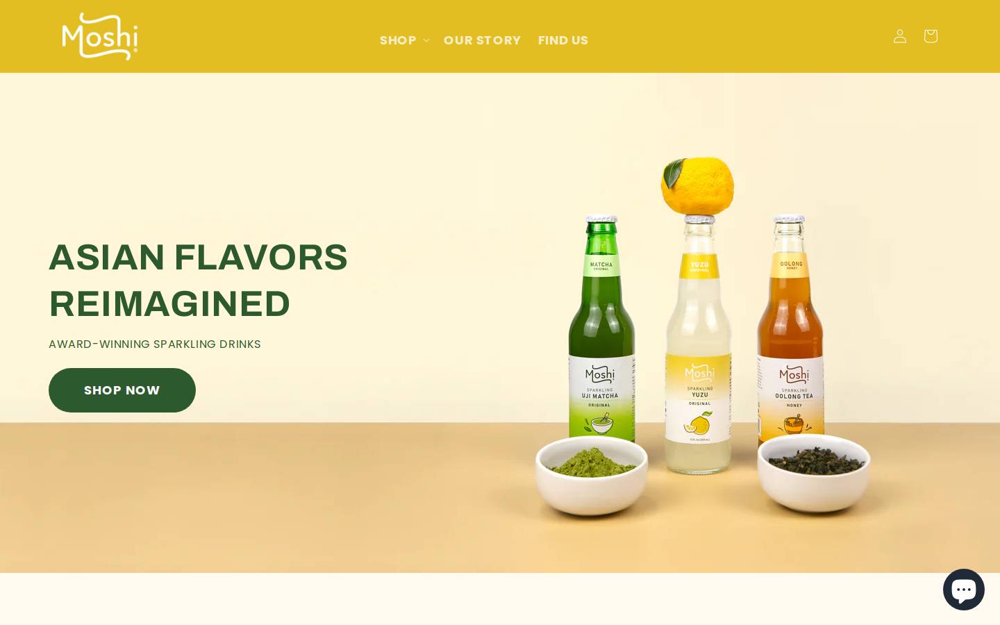tastemoshi.com homepage screenshot