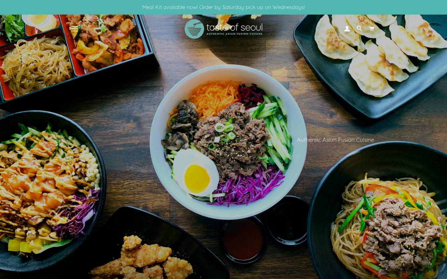 tasteofseoul.ca homepage screenshot