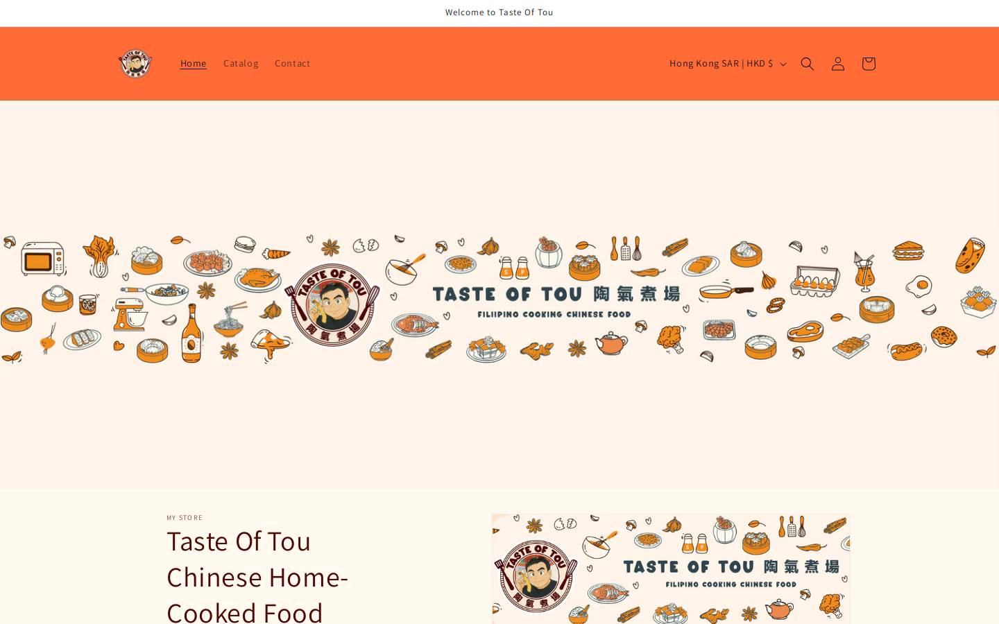 tasteoftou.com homepage screenshot