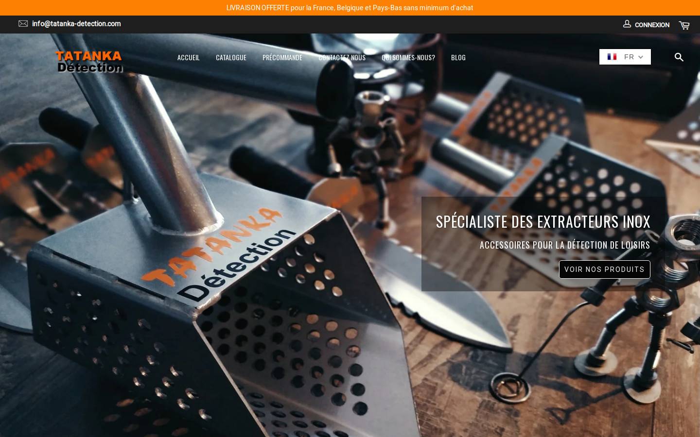 tatanka-detection.com homepage screenshot