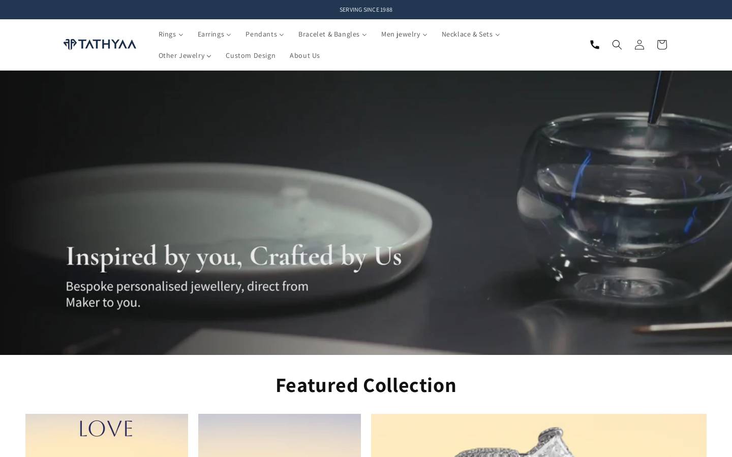 tathyaa.com homepage screenshot