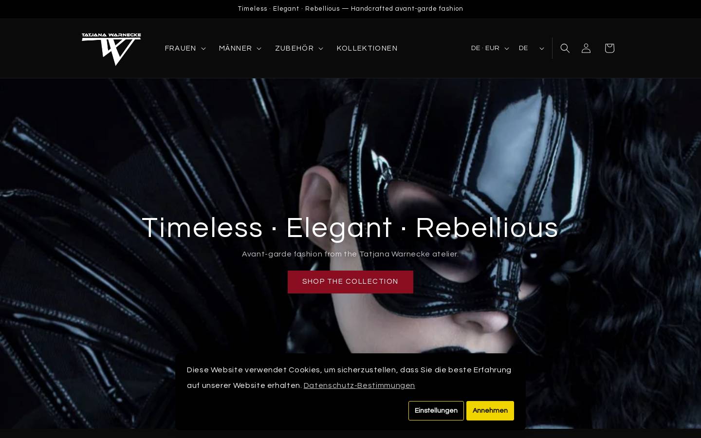 tatjana-warnecke.shop homepage screenshot