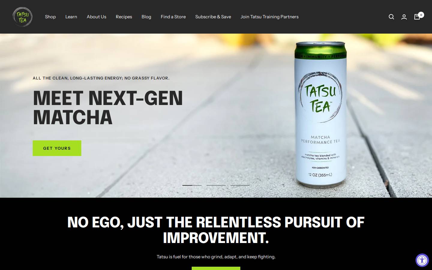 tatsutea.com homepage screenshot
