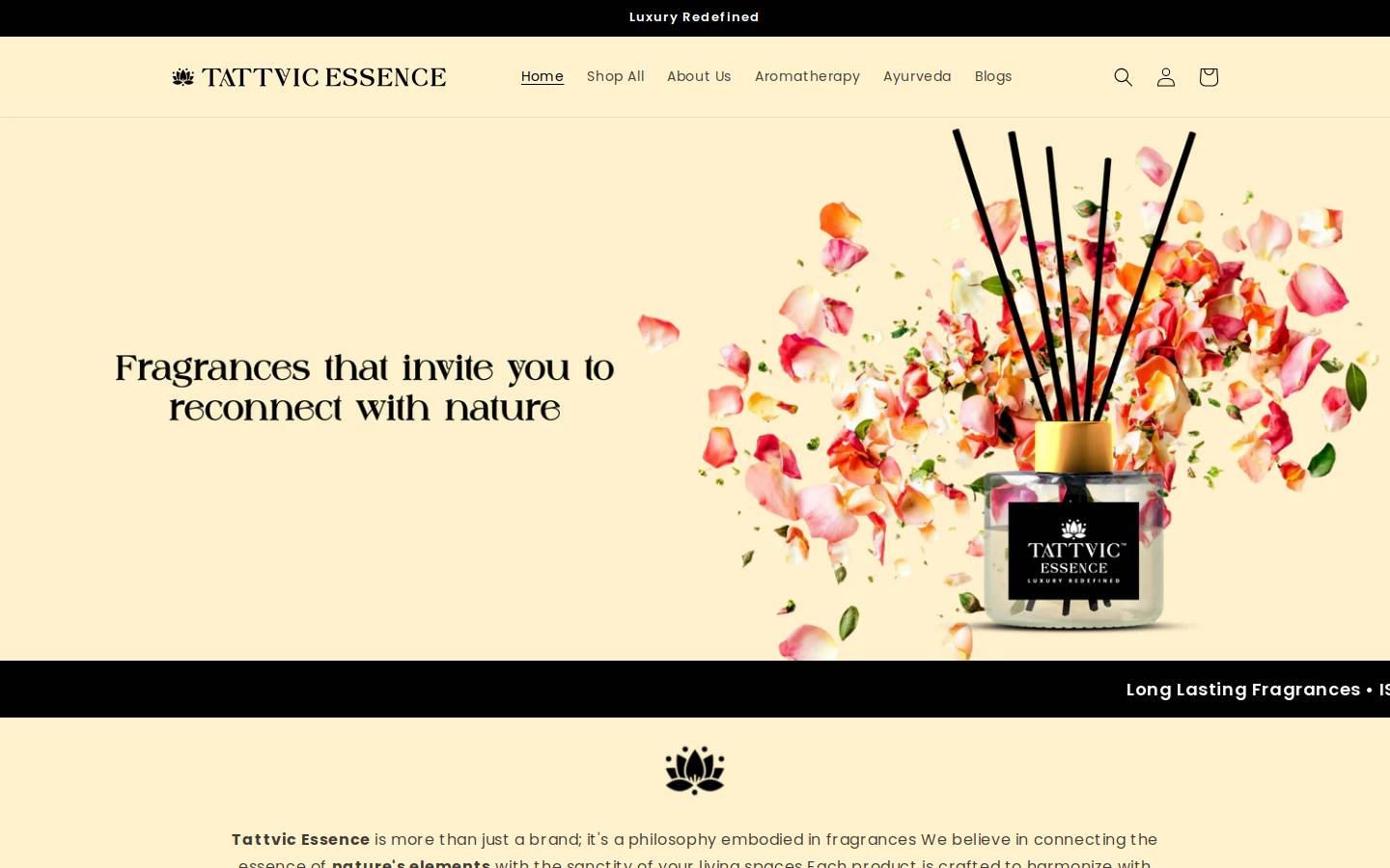 tattvic.com homepage screenshot