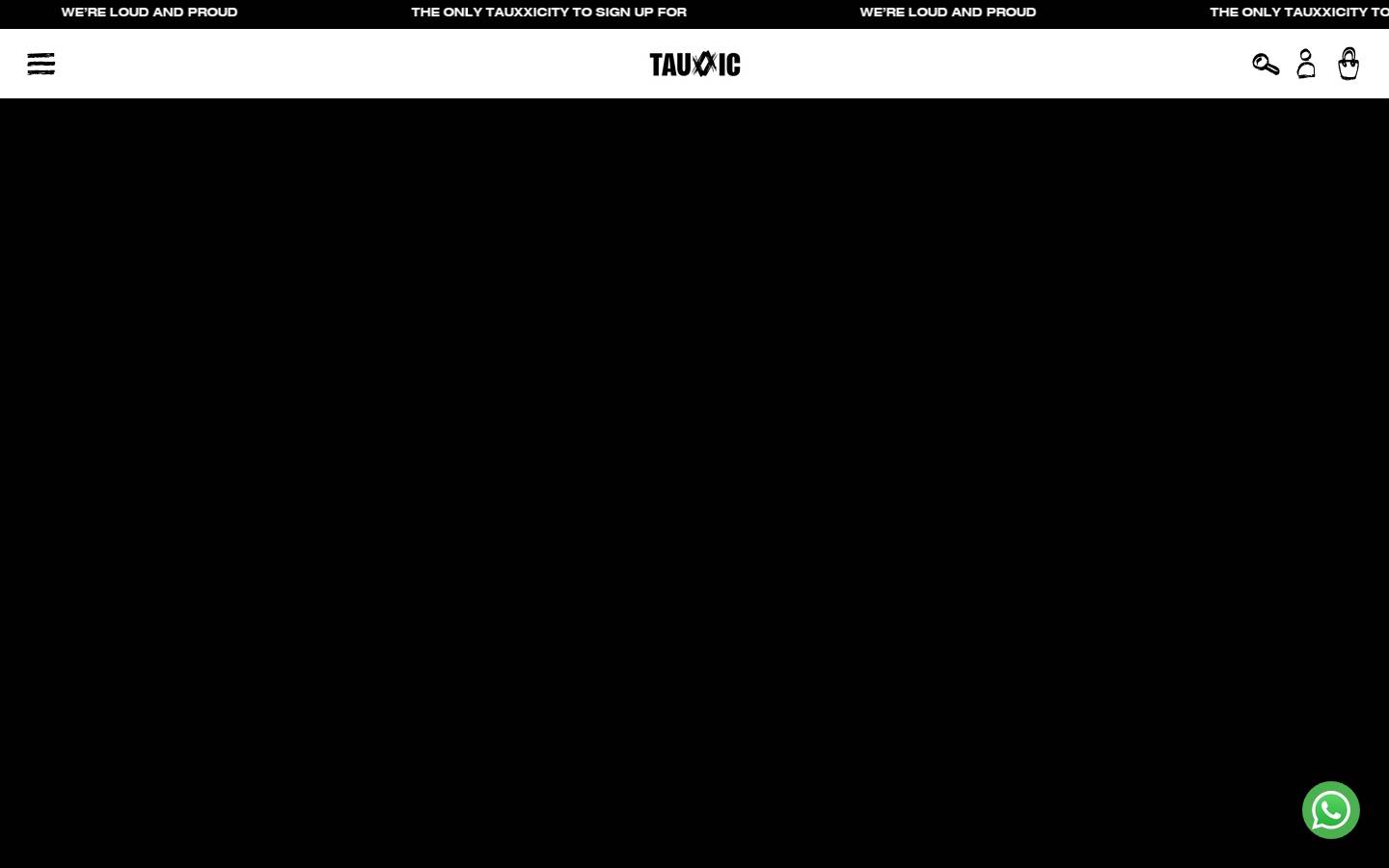 tauxxic.com homepage screenshot