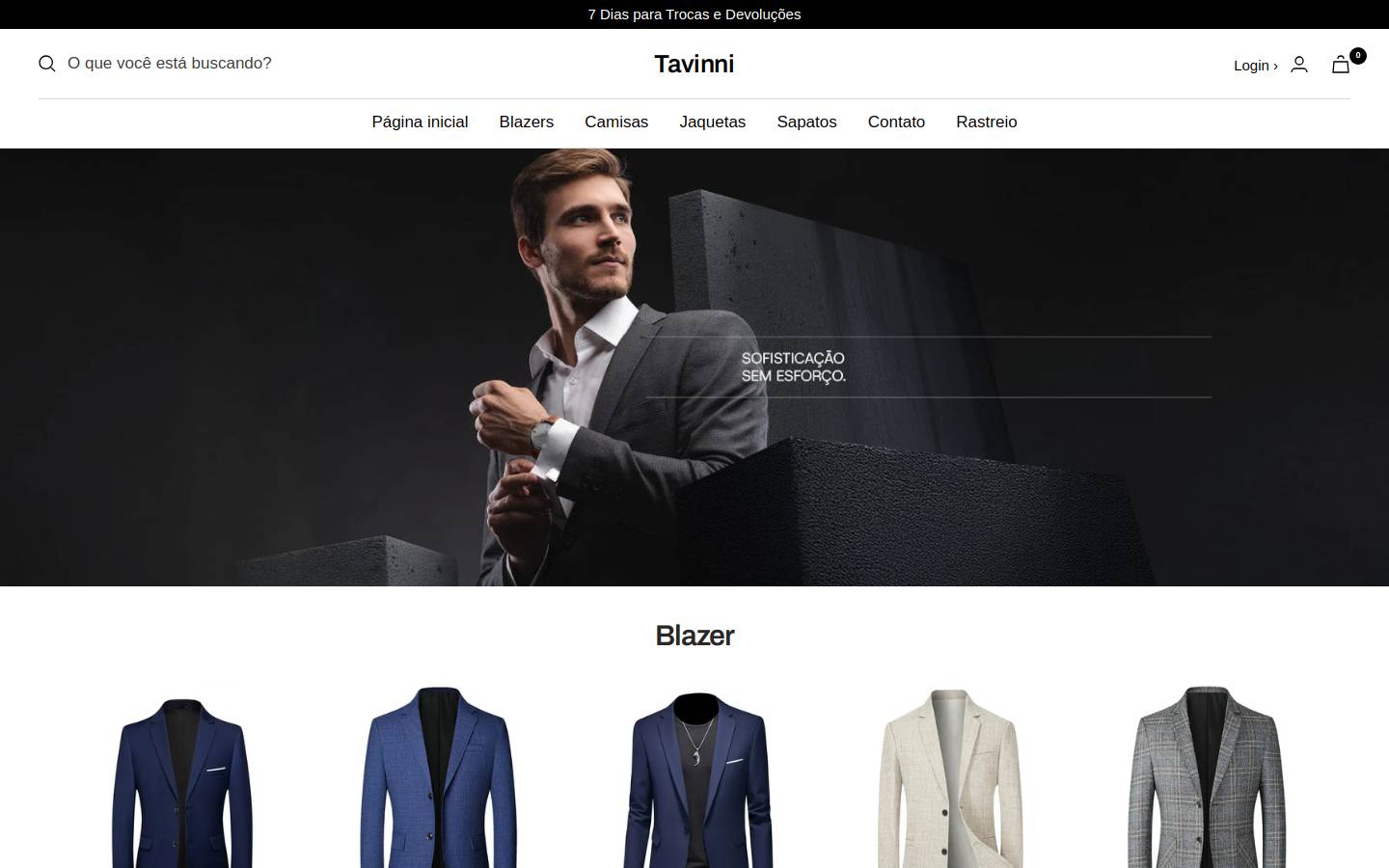 tavinni.com homepage screenshot