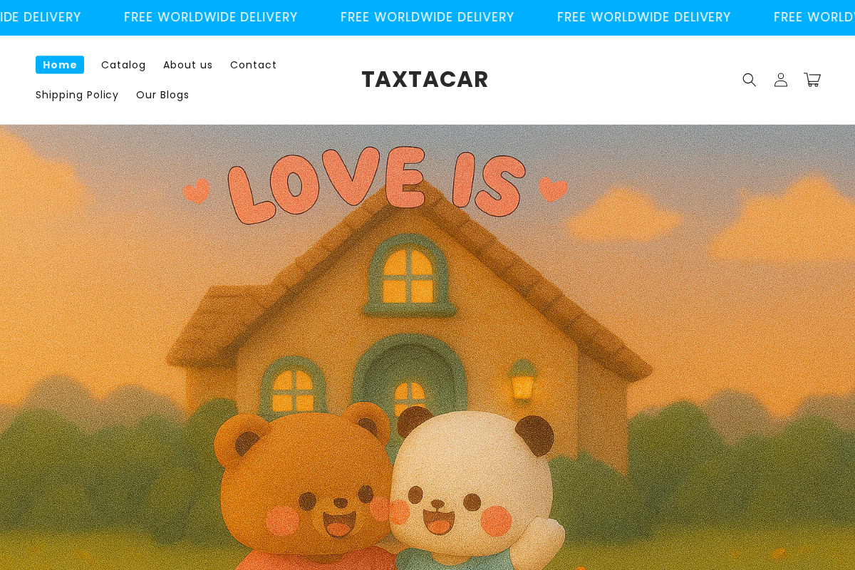 TAXTACAR homepage screenshot