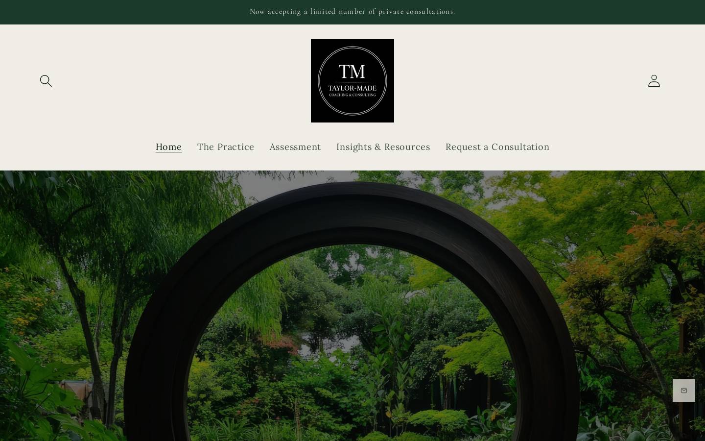 taylor-madecc.com homepage screenshot