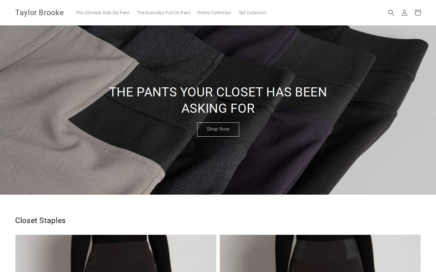 taylorbrookeusa.com homepage screenshot