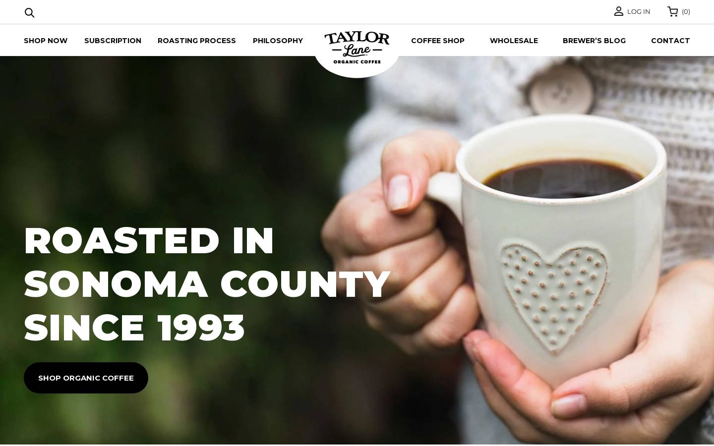 taylorlane.com homepage screenshot