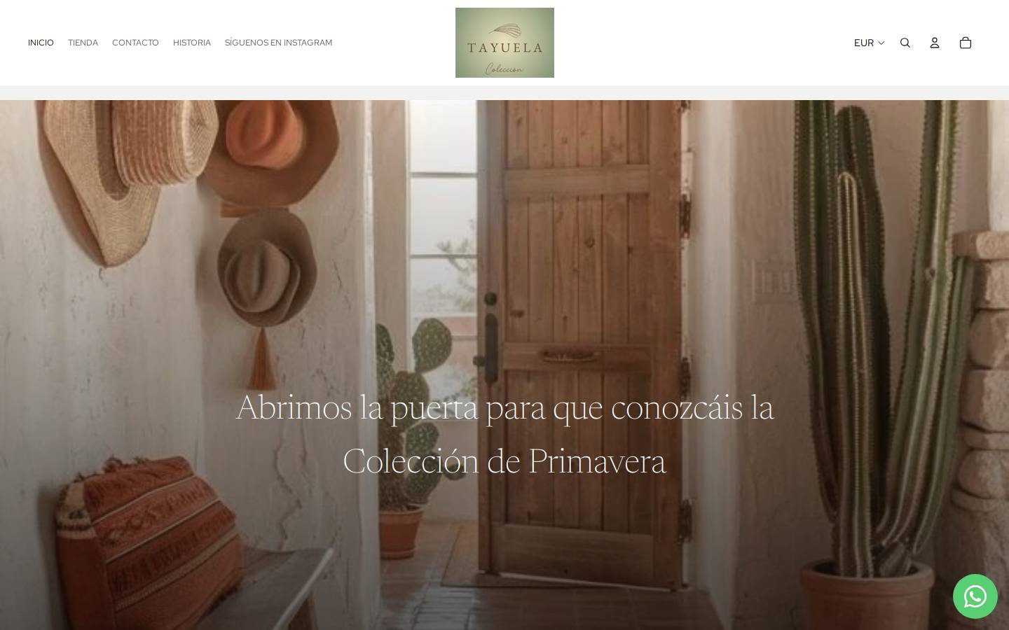 tayuela.com homepage screenshot