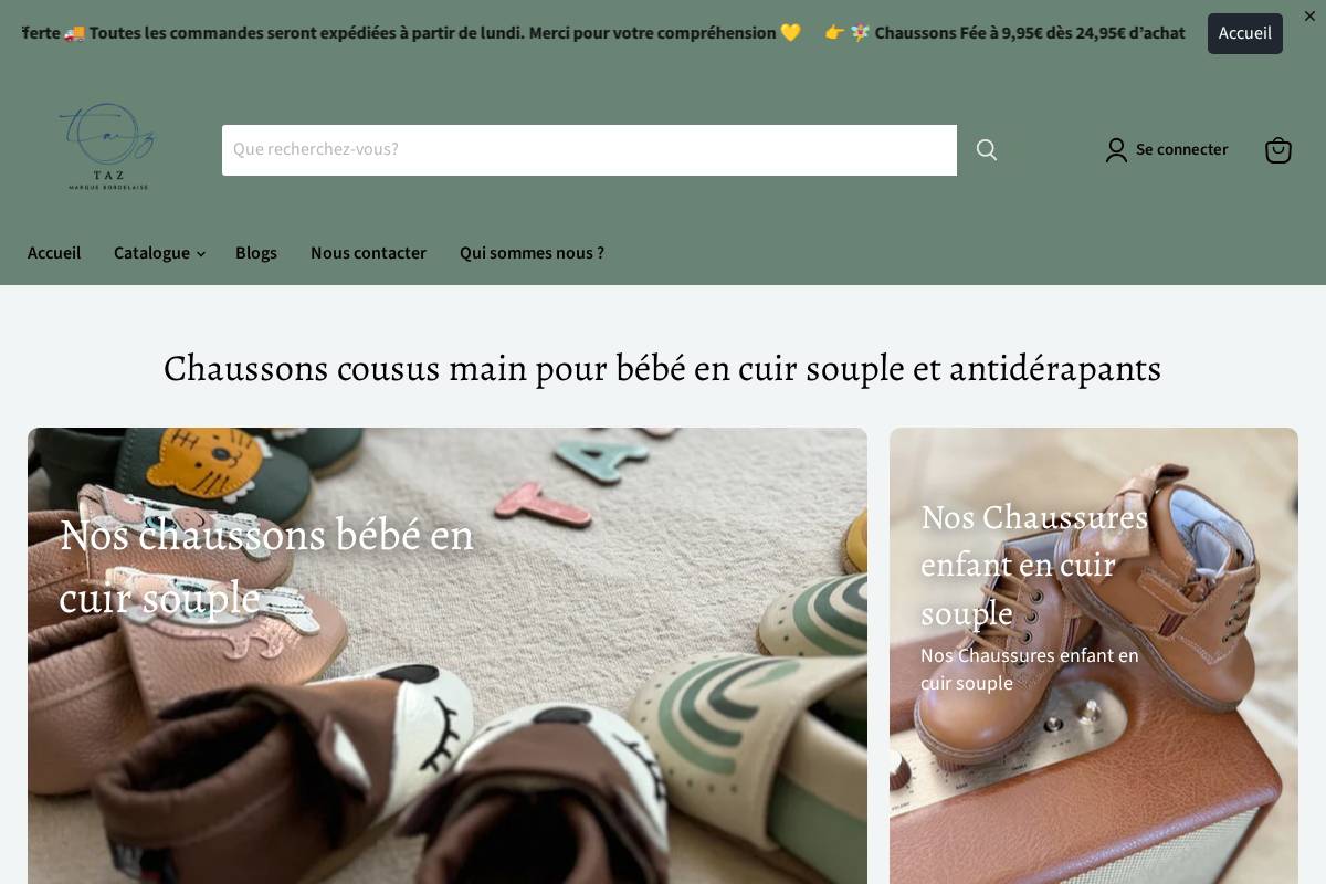 tazmarquebordelaise.fr homepage screenshot
