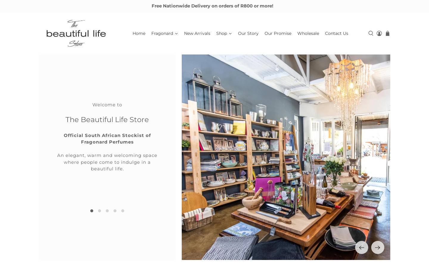 tbls.co.za homepage screenshot