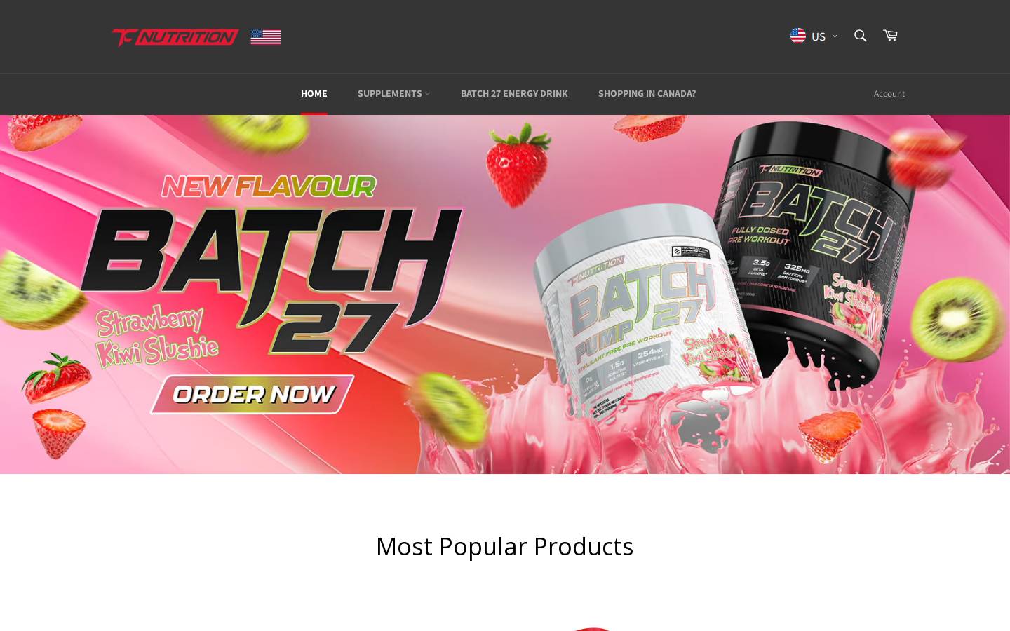 tc-nutrition.com homepage screenshot