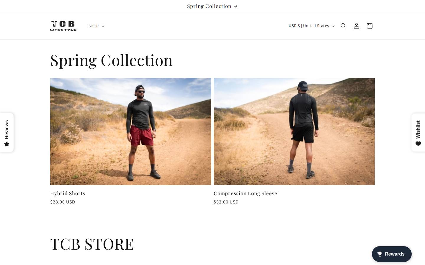 tcblifestyle.shop homepage screenshot