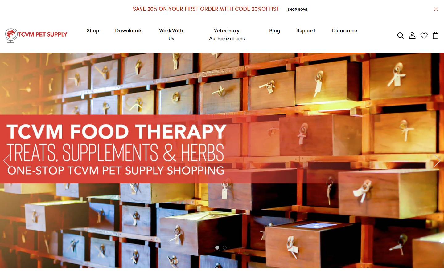 tcvmpet.com homepage screenshot