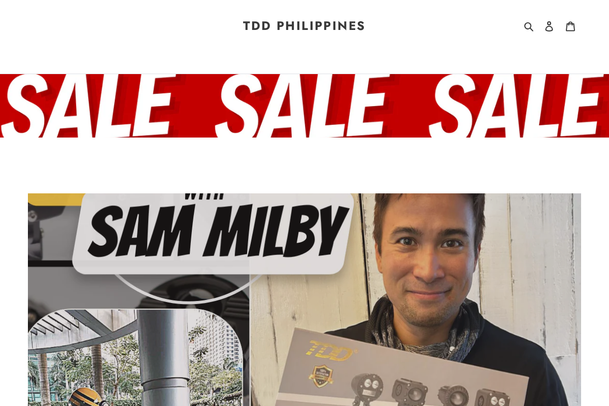 TDD Philippines homepage screenshot