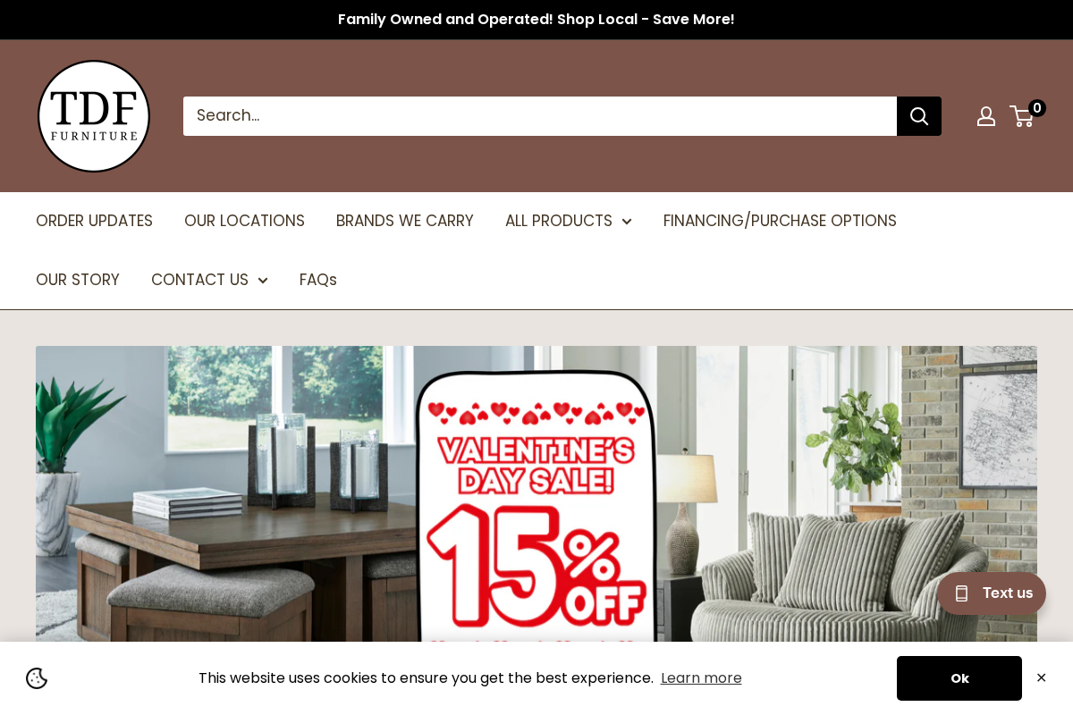 Tdffurniture homepage screenshot