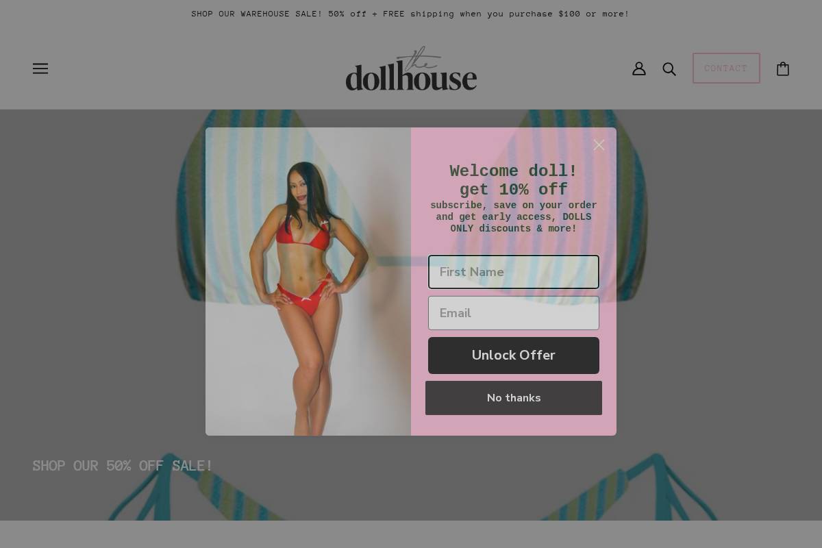 tdhcollection.com homepage screenshot