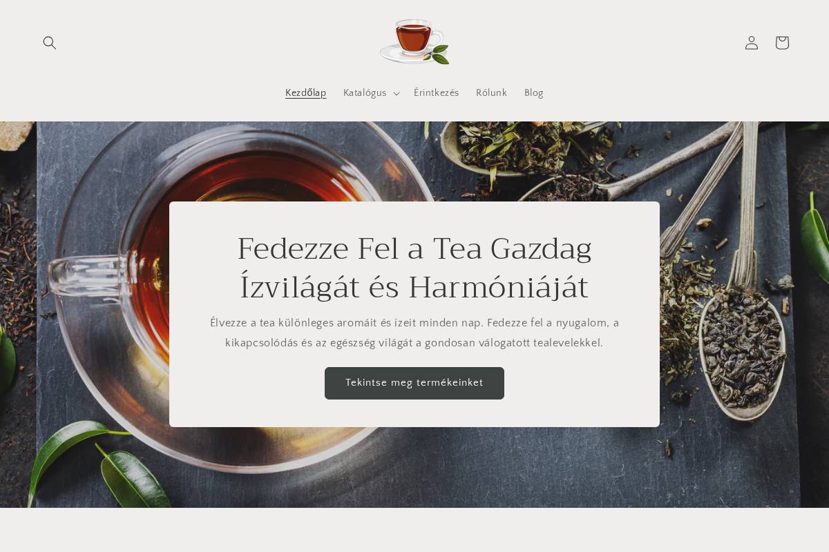 tea-kucko.shop homepage screenshot