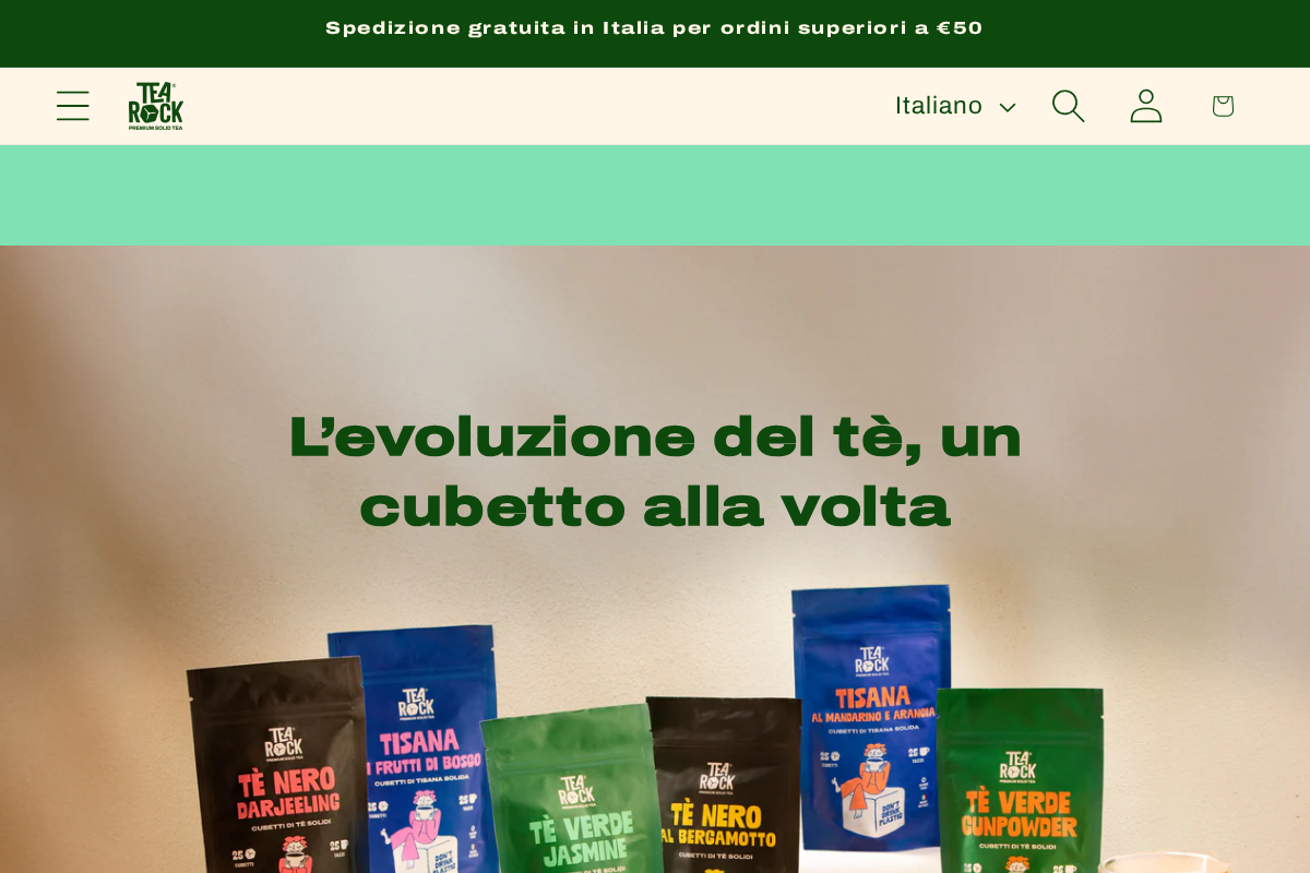 tea-rock.com homepage screenshot