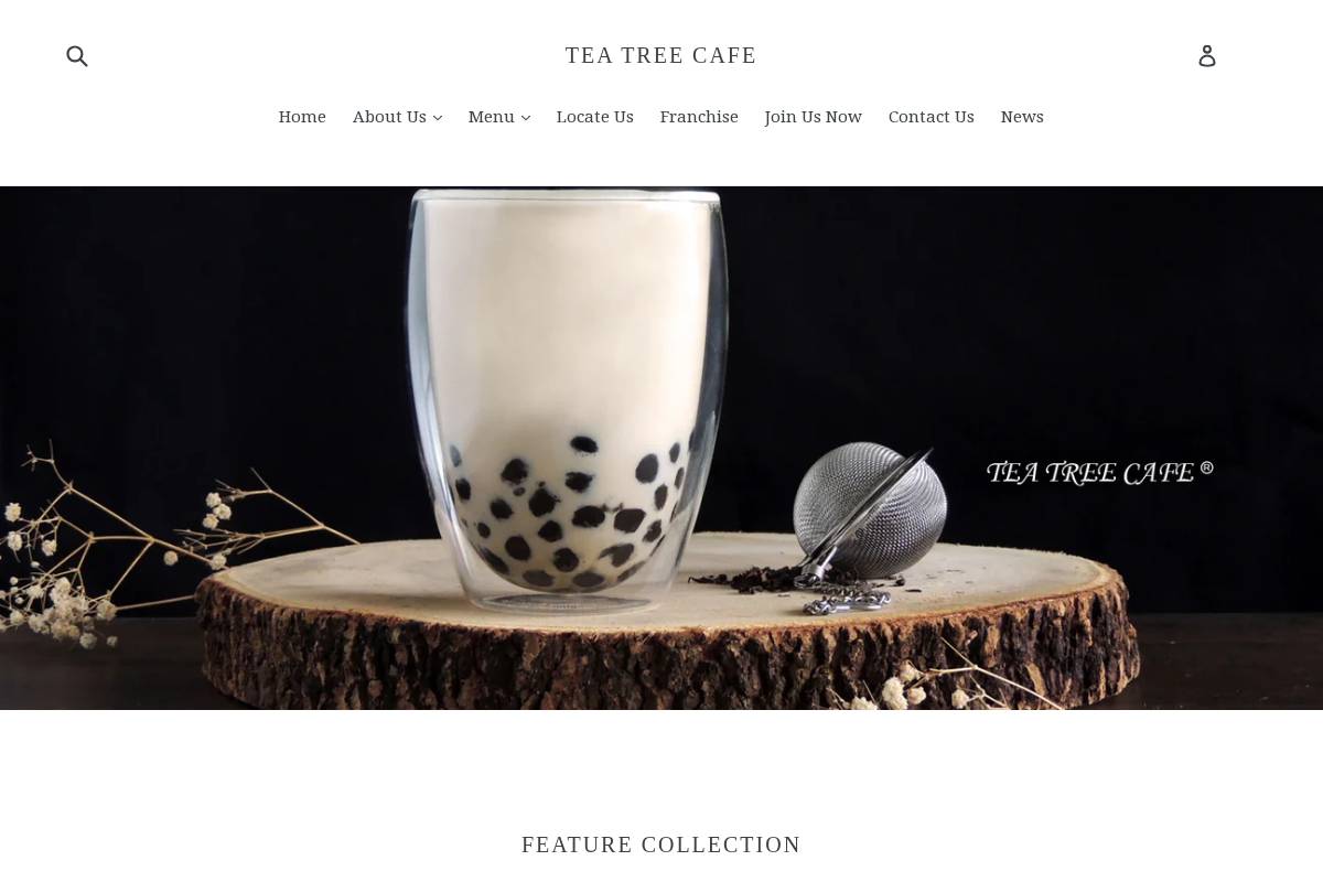 tea-tree-cafe.com.sg homepage screenshot