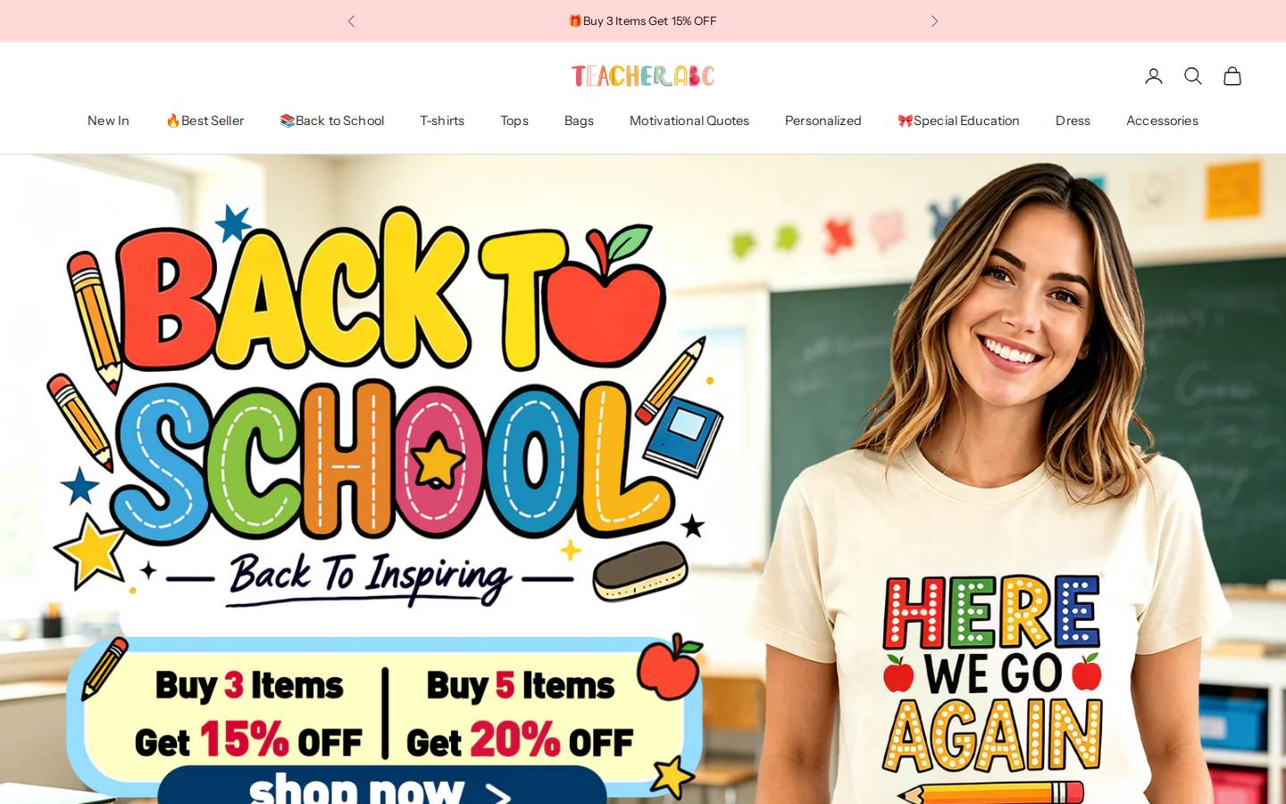 Teacherabc homepage screenshot