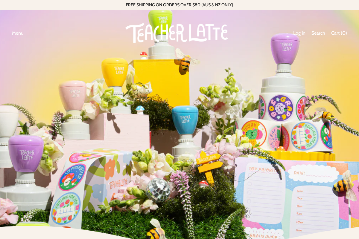 teacherlatte.com homepage screenshot