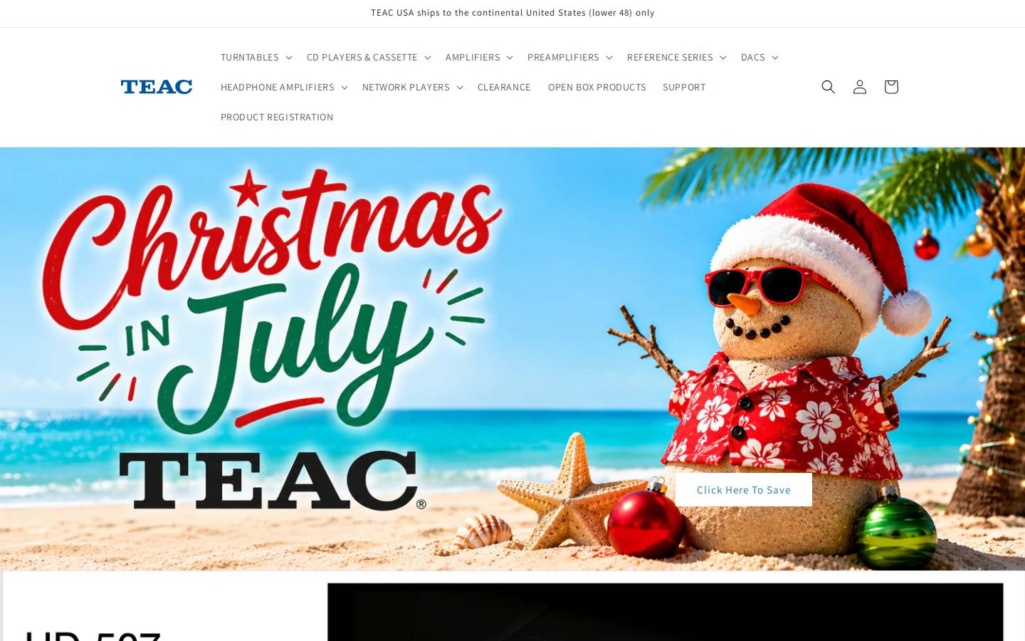 teacusa.com homepage screenshot