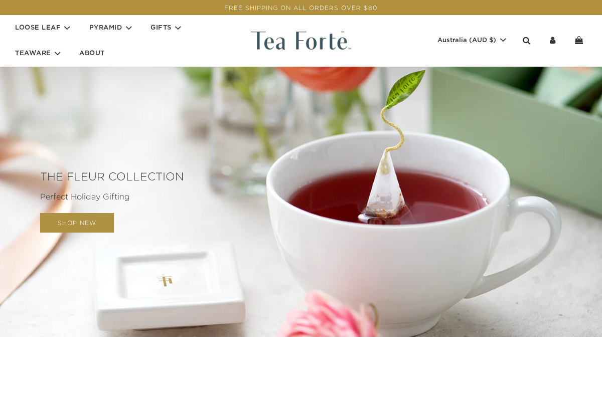teaforteau.com homepage screenshot