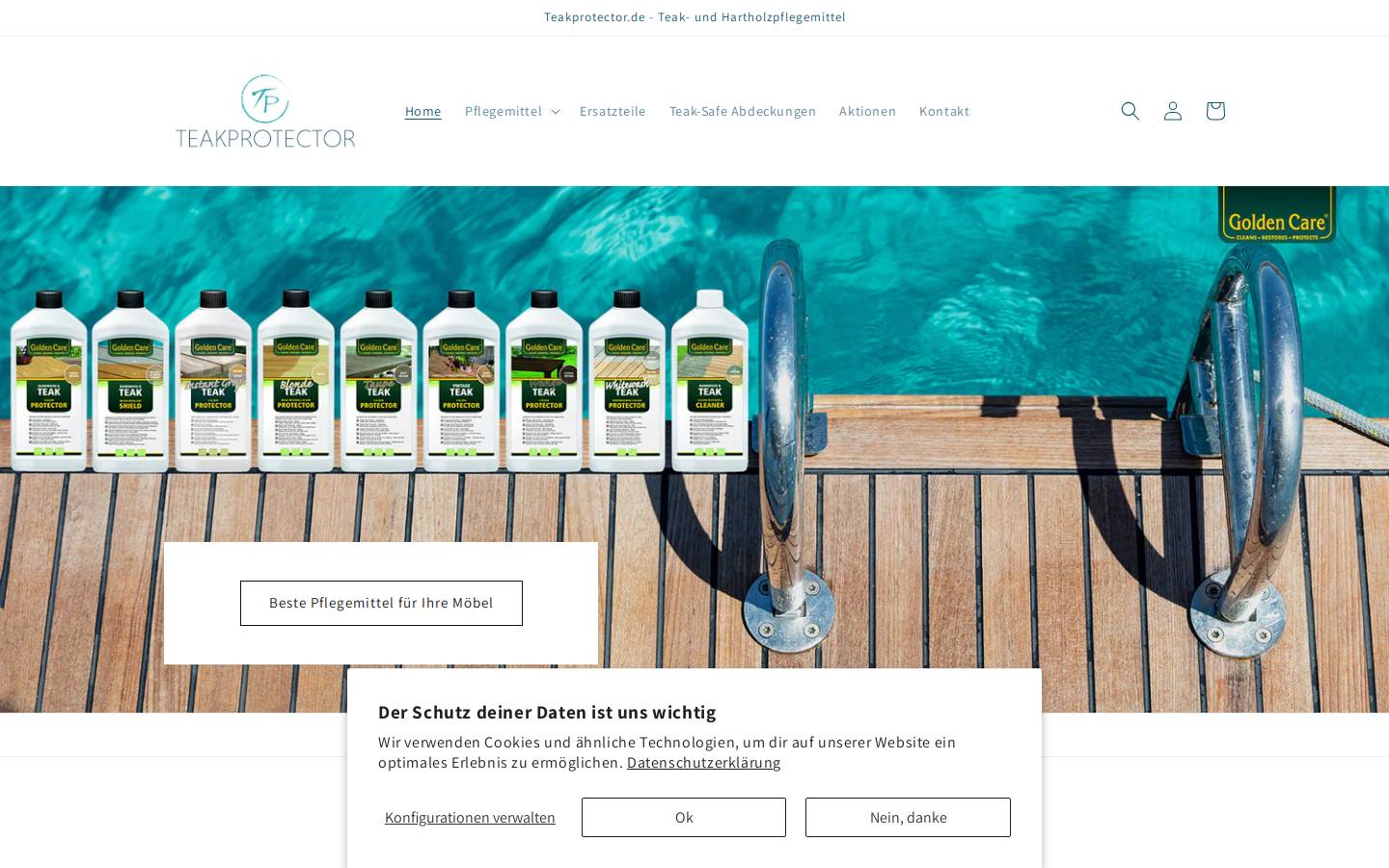 teakprotector.de homepage screenshot