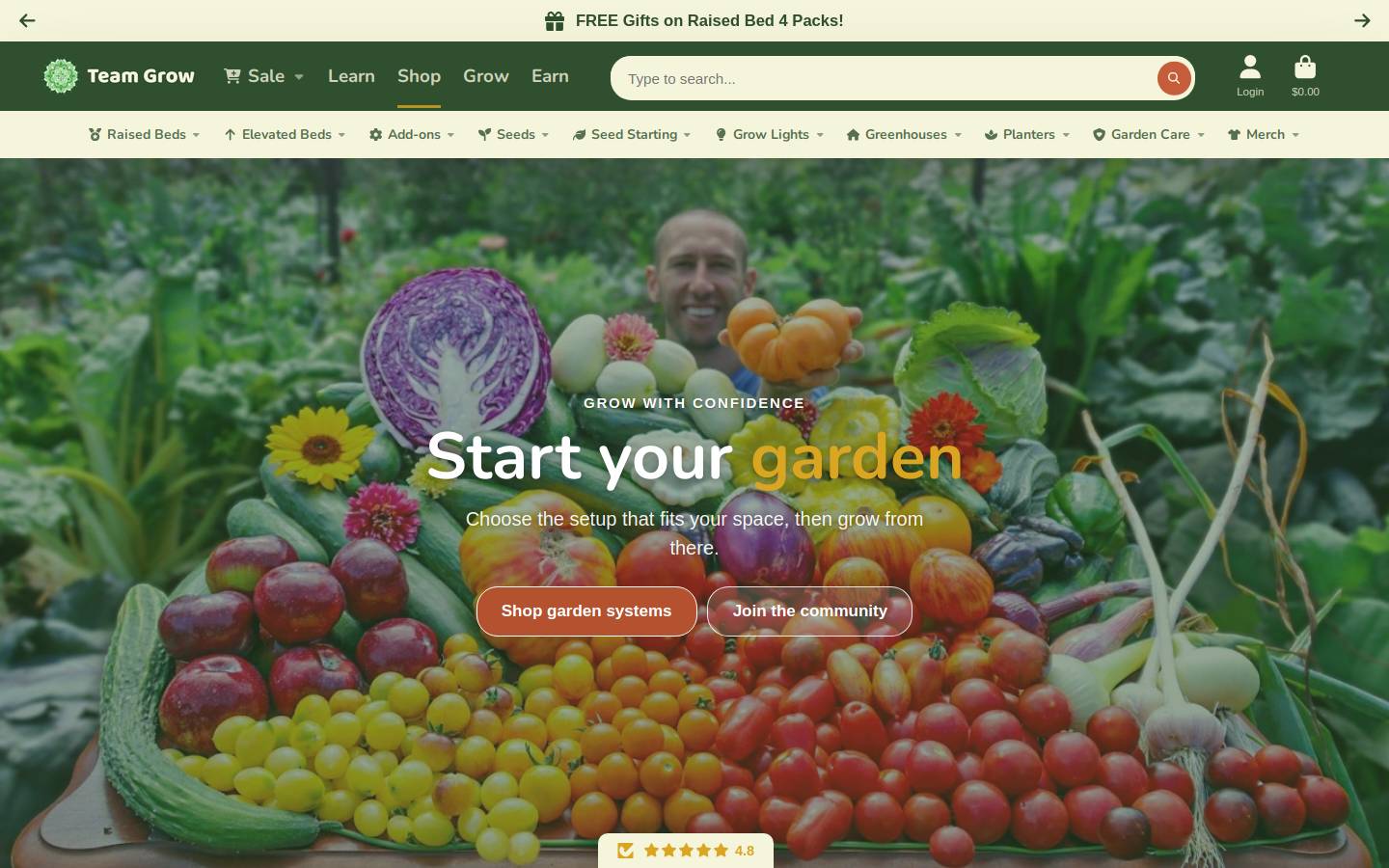 teamgrow.us homepage screenshot