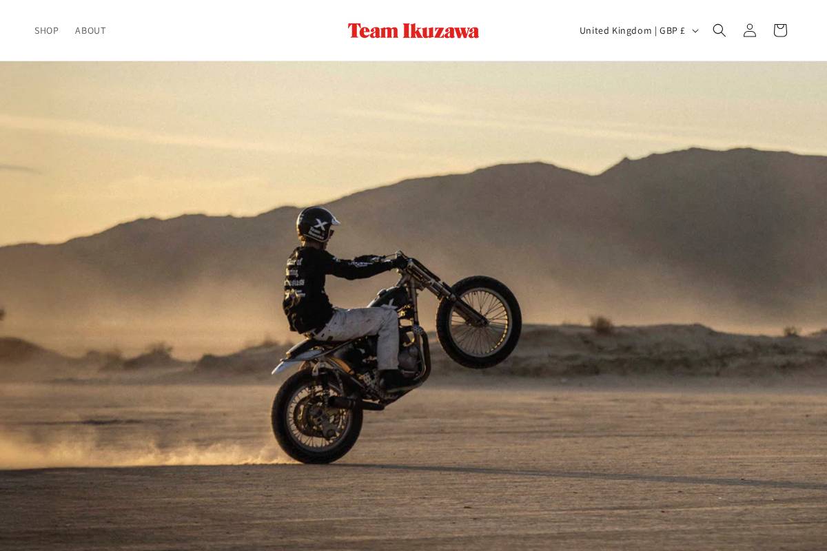 teamikuzawa.shop homepage screenshot