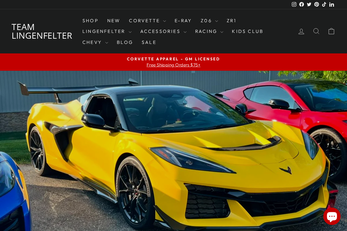 teamlingenfelter.com homepage screenshot