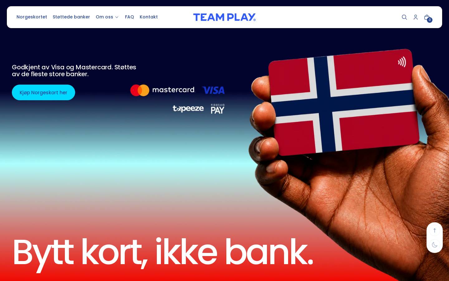 teamplay.no homepage screenshot