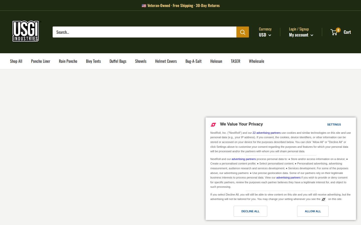 teamsixgear.com homepage screenshot