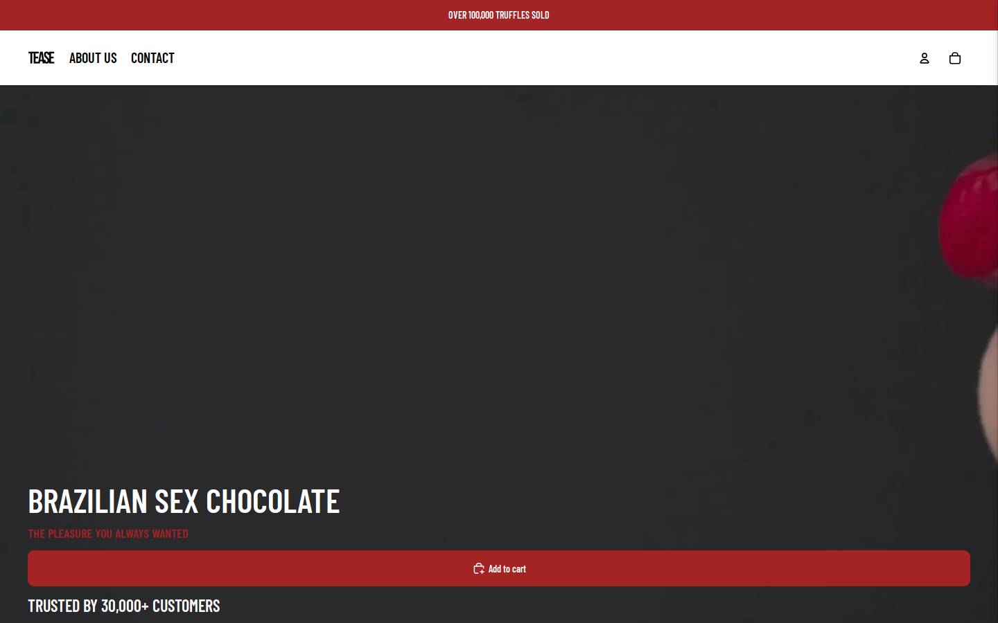 teaseme.co homepage screenshot