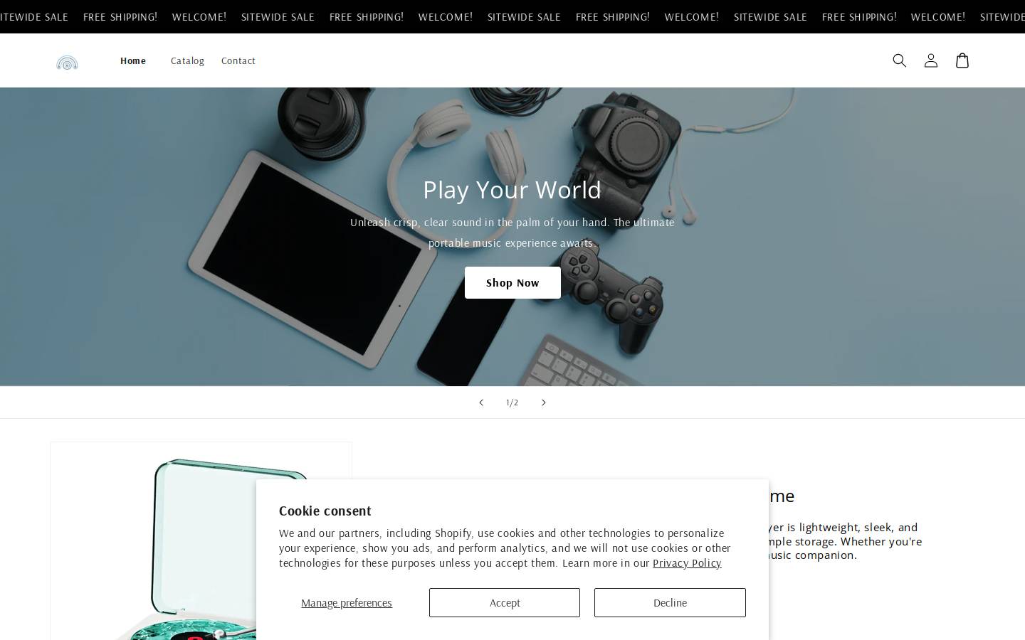 tech360.store homepage screenshot