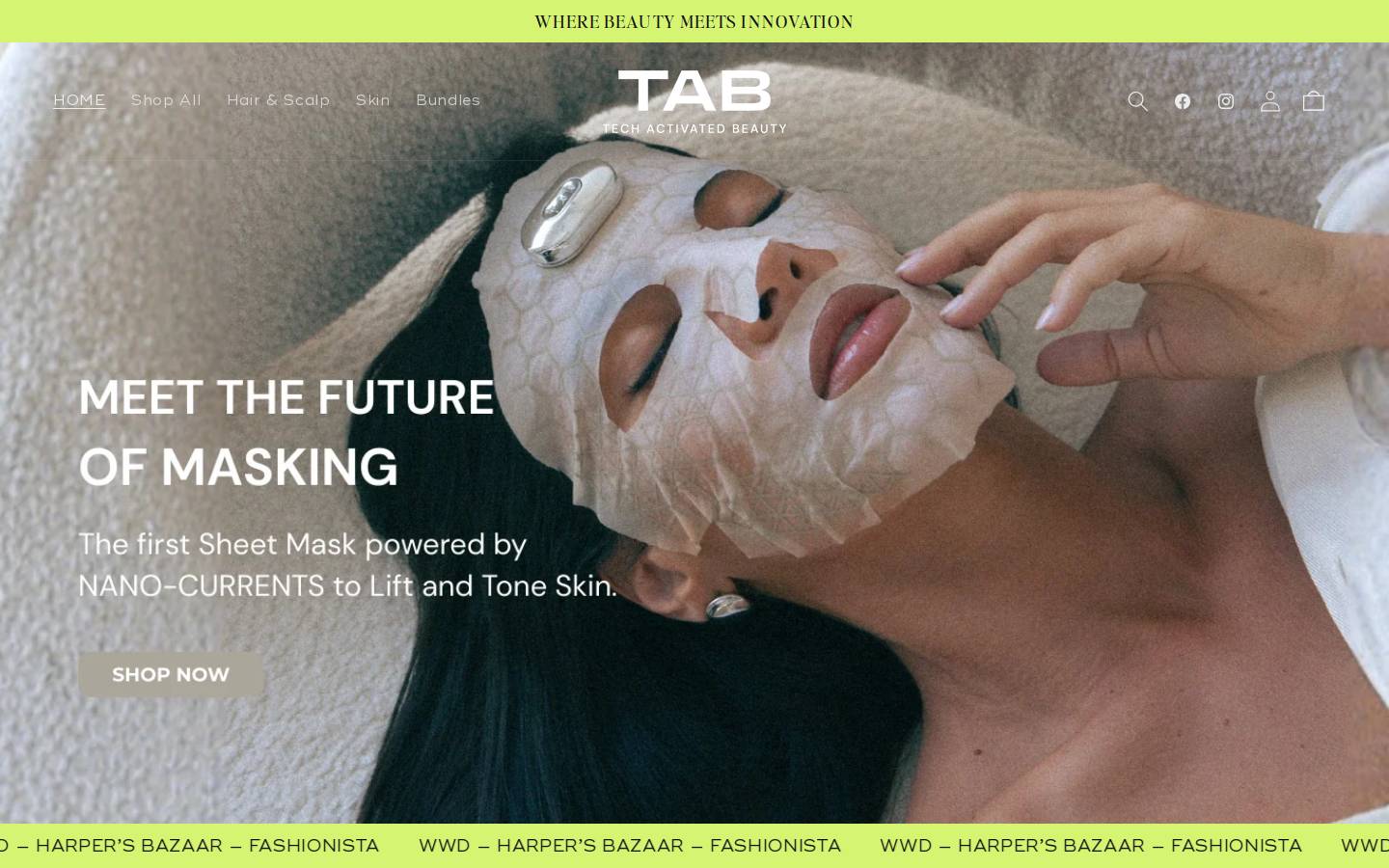 techactivatedbeauty.com homepage screenshot